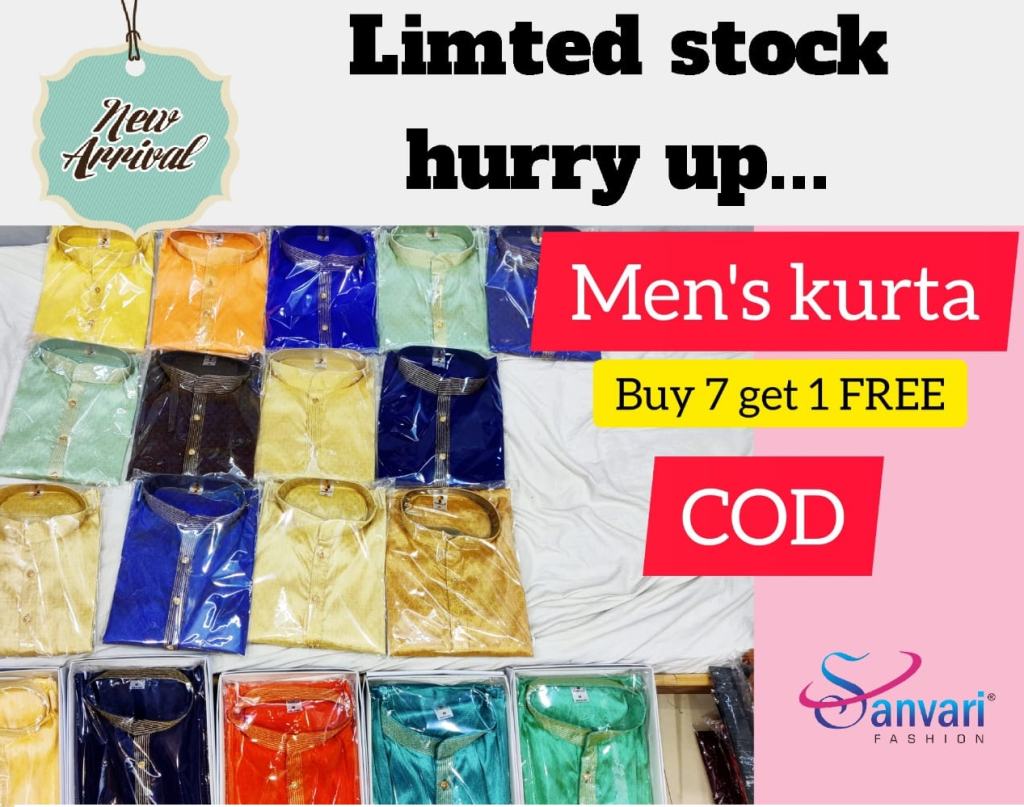 Trendy Vol 2 Traditional Men?s Kurta Catalog Buy 7 Get 1 Free Low Rate Collection
