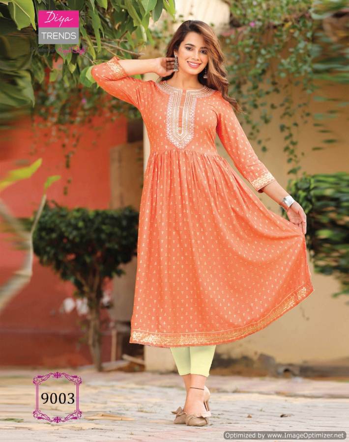 Kajal Style Ethnicity Vol  9 Fancy Designer Kurti Catalog