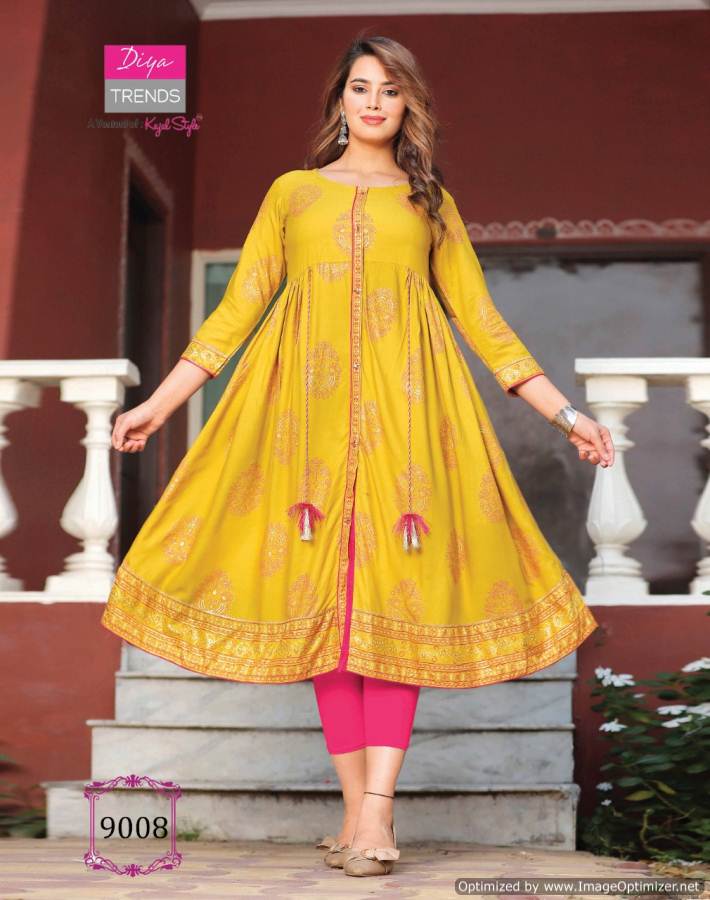 Kajal Style Ethnicity Vol  9 Fancy Designer Kurti Catalog