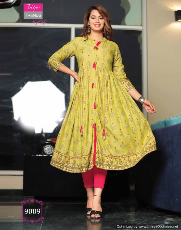 Kajal Style Ethnicity Vol  9 Fancy Designer Kurti Catalog