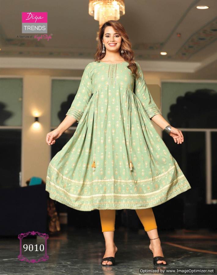 Kajal Style Ethnicity Vol  9 Fancy Designer Kurti Catalog