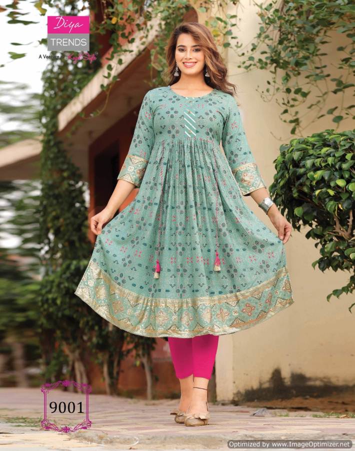 Kajal Style Ethnicity Vol  9 Fancy Designer Kurti Catalog