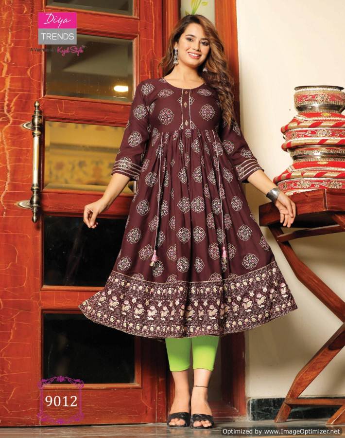 Kajal Style Ethnicity Vol  9 Fancy Designer Kurti Catalog
