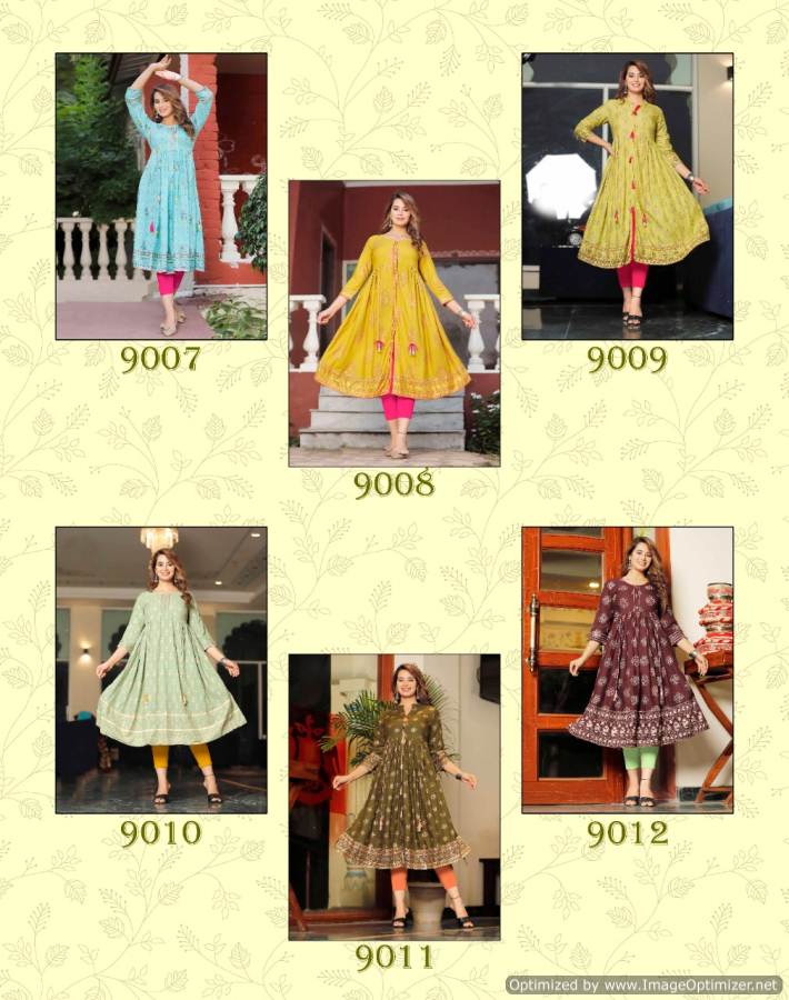 Kajal Style Ethnicity Vol  9 Fancy Designer Kurti Catalog
