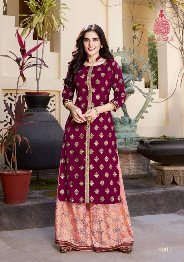 Kajal Style Fashion Label Vol 8 Fancy Wear Kurti With Bottom Catalog