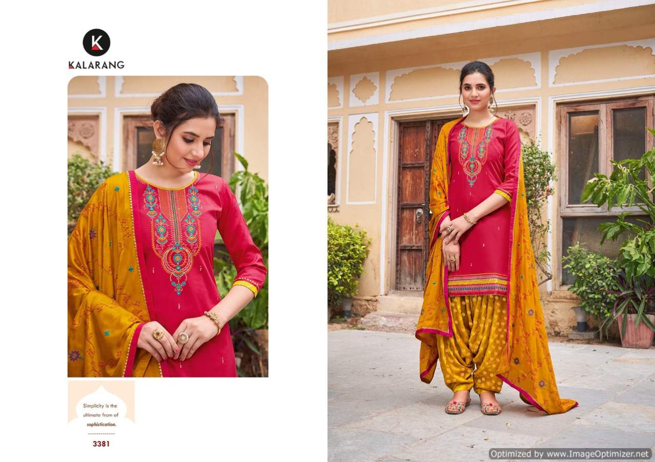 Kalarang Prakruti Vol 4 Festive Wear Designer Dress Material Catalog
