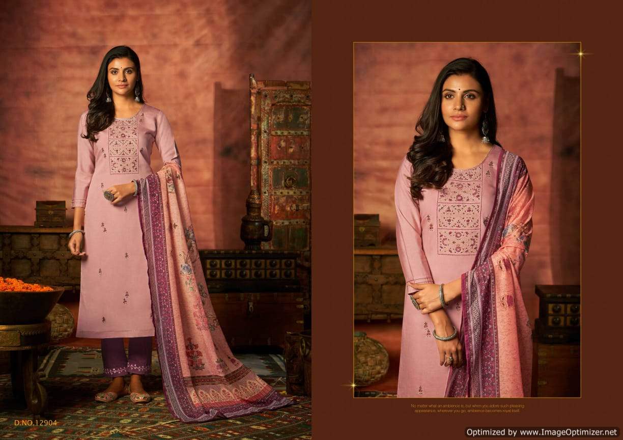 Kalaroop Aneri Embroidery Wear Ready Made Top Bottom With Duptta