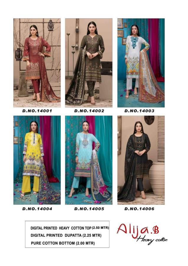 Keval Alija B  Vol 14 Heavy Karachi Cotton Dress Material Catalog