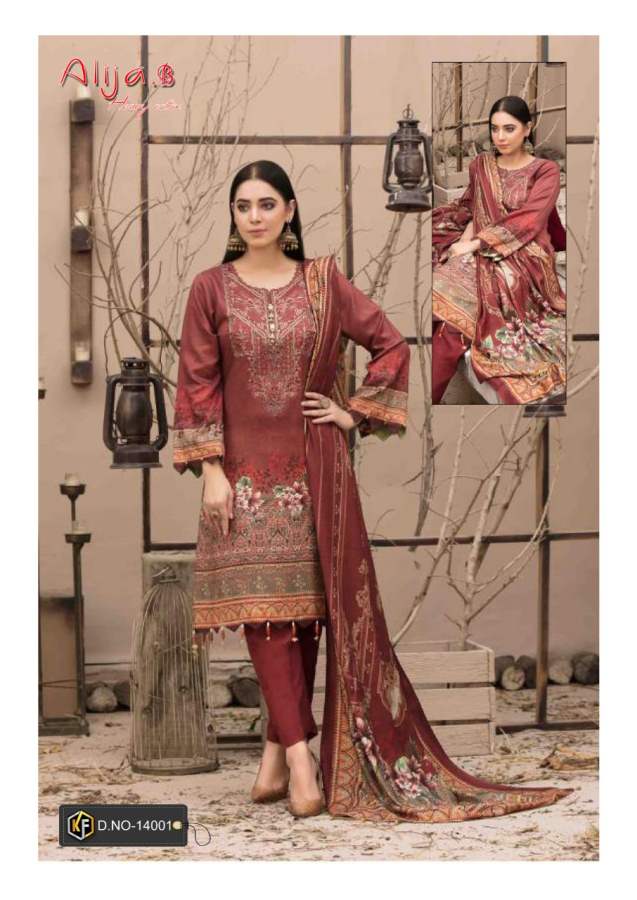 Keval Alija B  Vol 14 Heavy Karachi Cotton Dress Material Catalog
