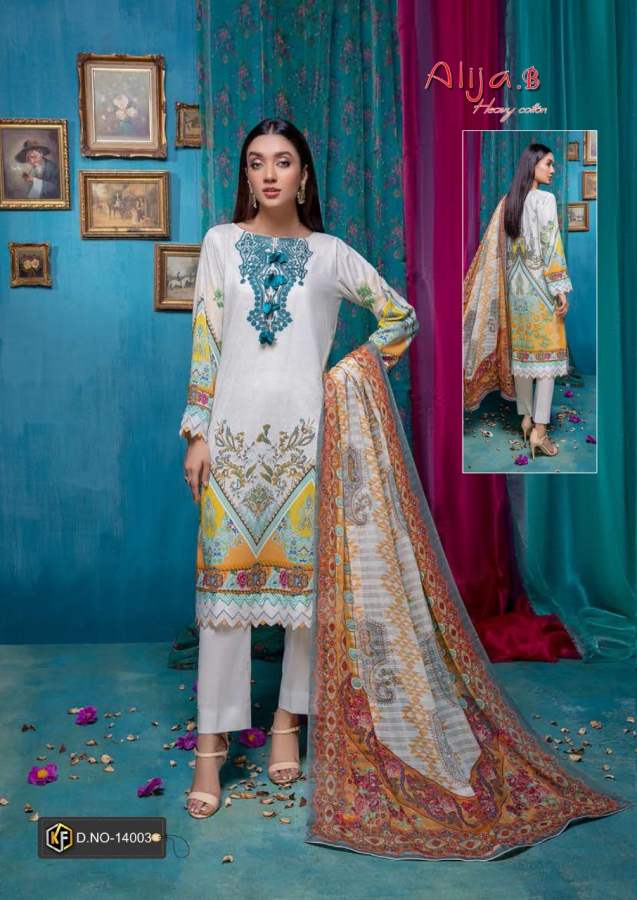 Keval Alija B  Vol 14 Heavy Karachi Cotton Dress Material Catalog