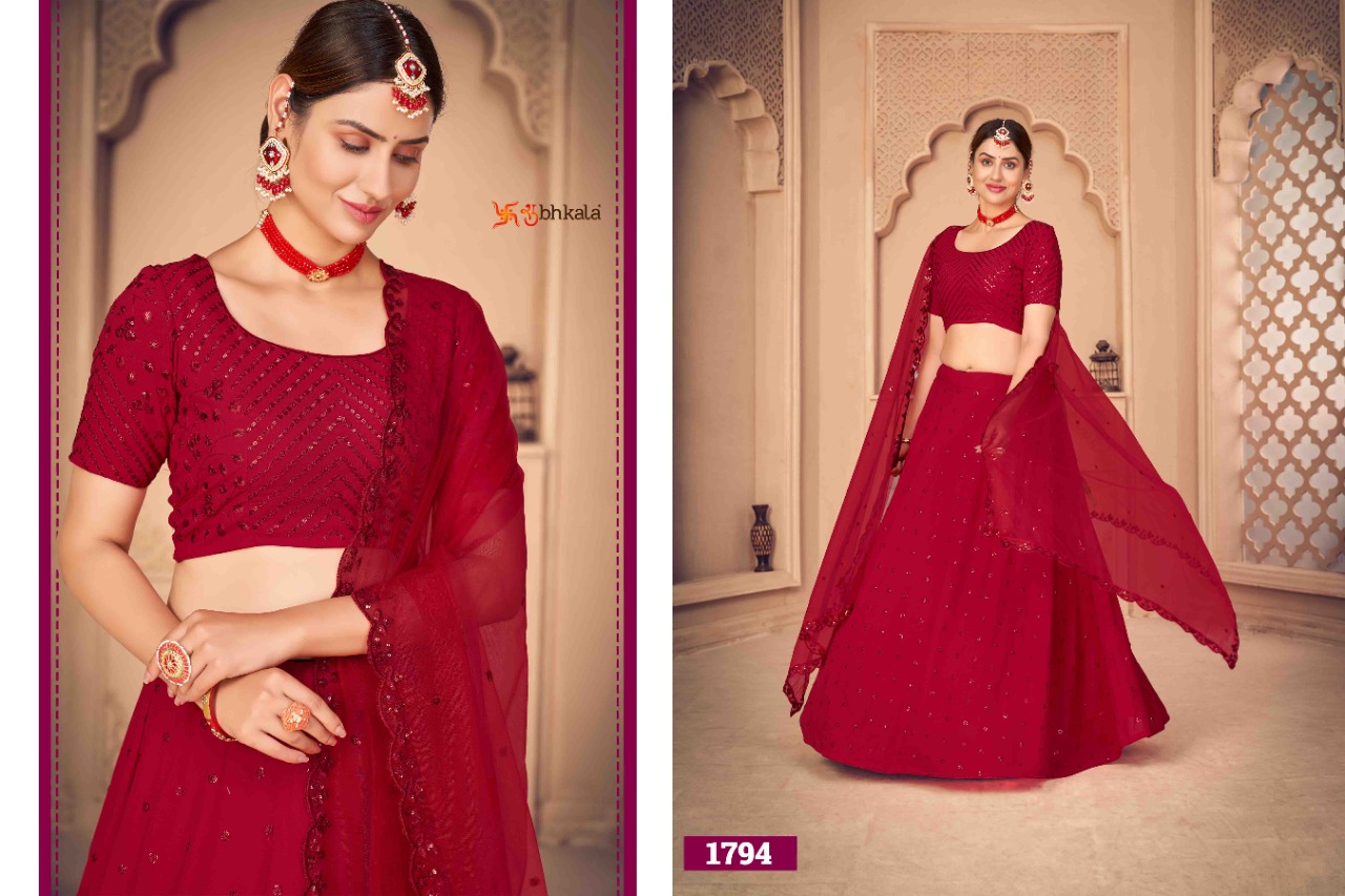 Red Lehenga Cholis & Indian Lehengas Online  Collection