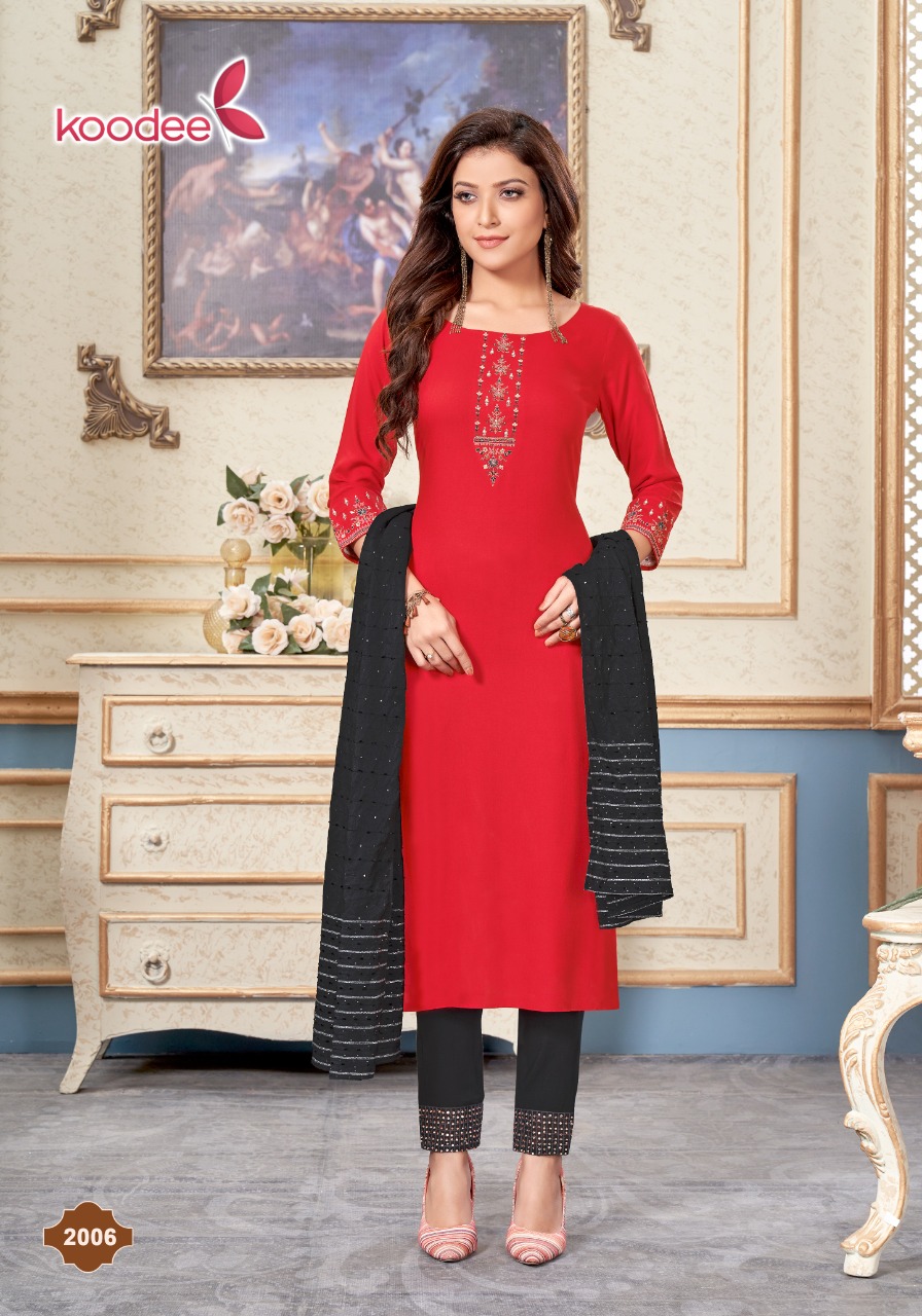 Koodee Mayra Vol  2  Ready Made Kurti Bottom With Dupatta Catalog
