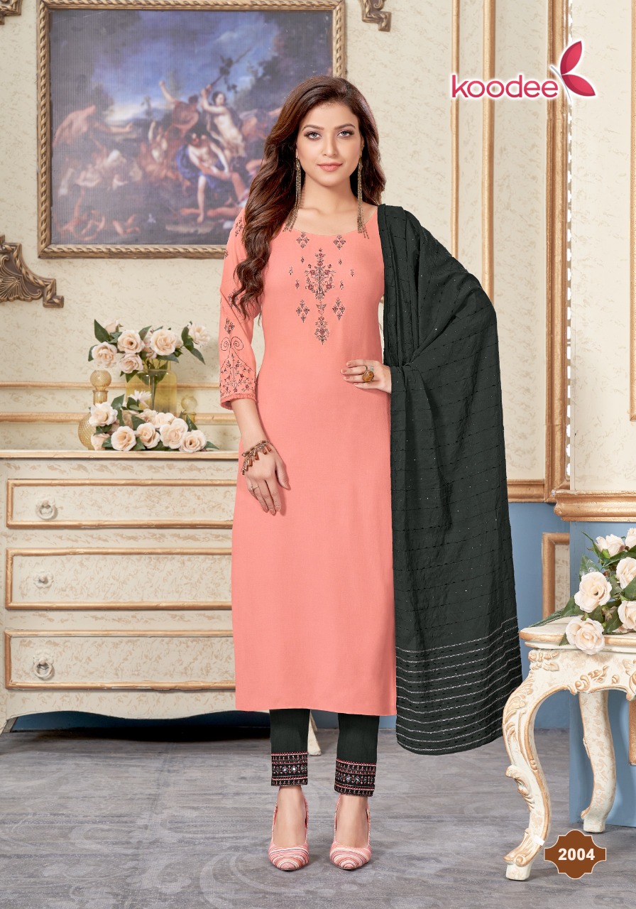 Koodee Mayra Vol  2  Ready Made Kurti Bottom With Dupatta Catalog