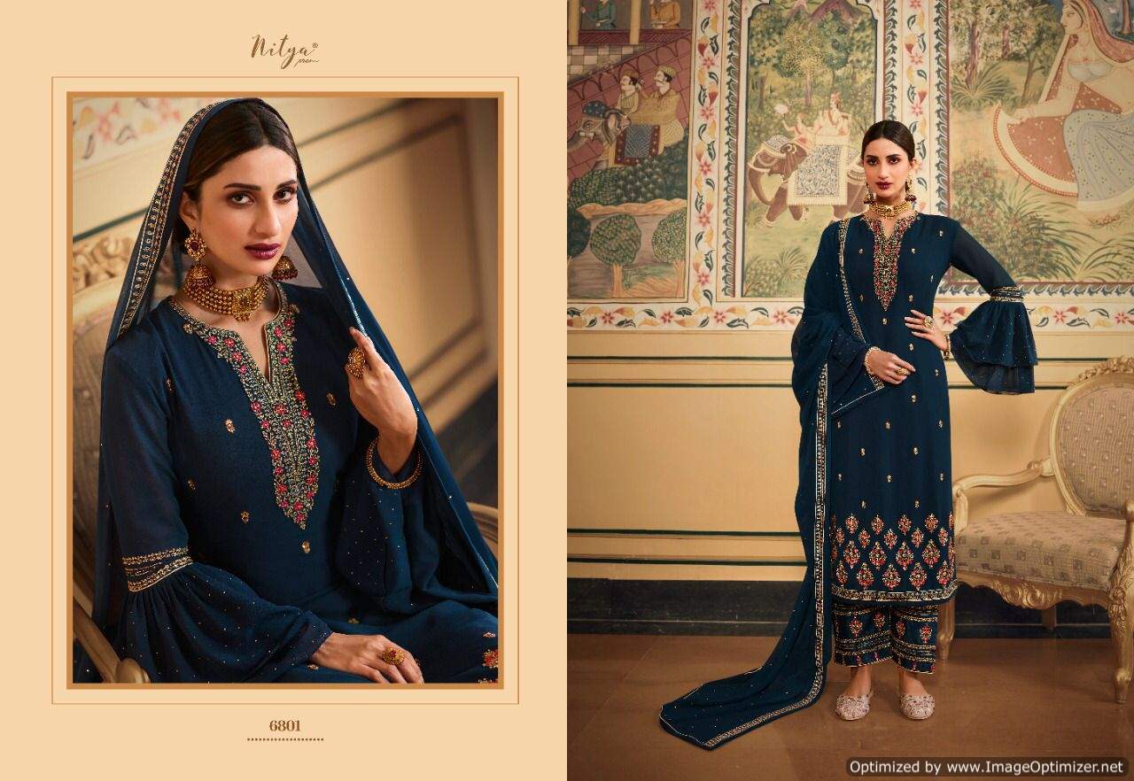 Lt Nitya 168 Georgette Wear Designer Salwar Kameez  Catalog