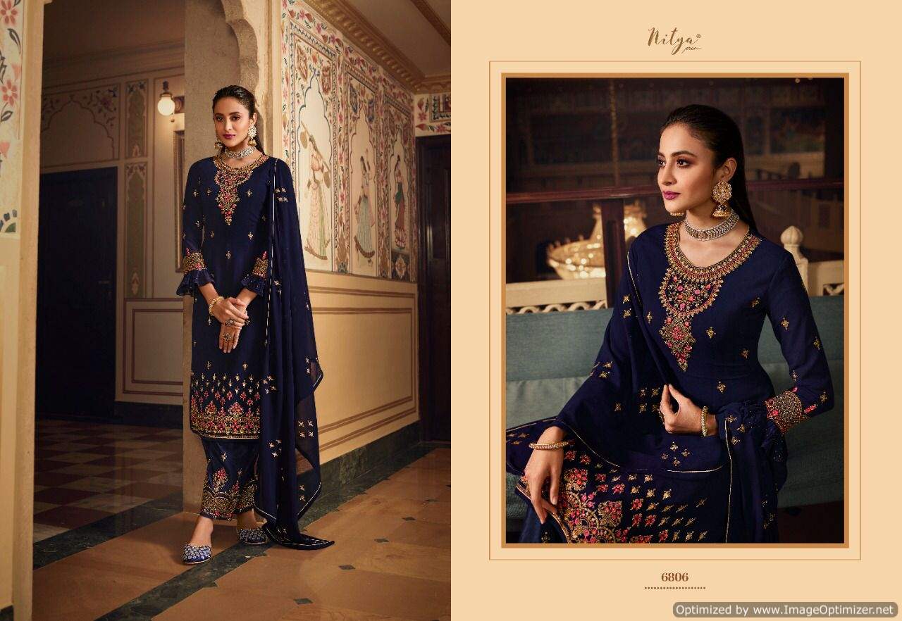 Lt Nitya 168 Georgette Wear Designer Salwar Kameez  Catalog