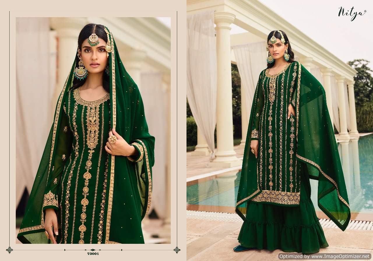 Lt Nitya 173 Georgette Wear Designer Salwar Kameez Catalog