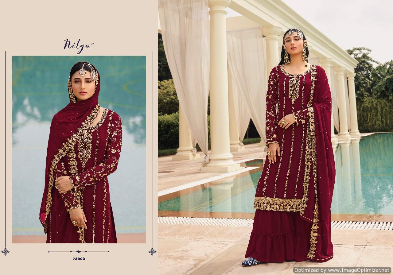 Lt Nitya 173 Georgette Wear Designer Salwar Kameez Catalog