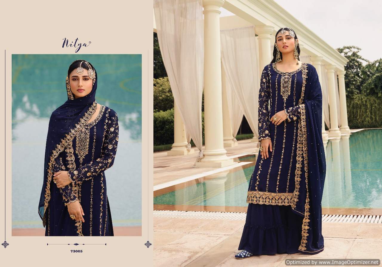 Lt Nitya 173 Georgette Wear Designer Salwar Kameez Catalog