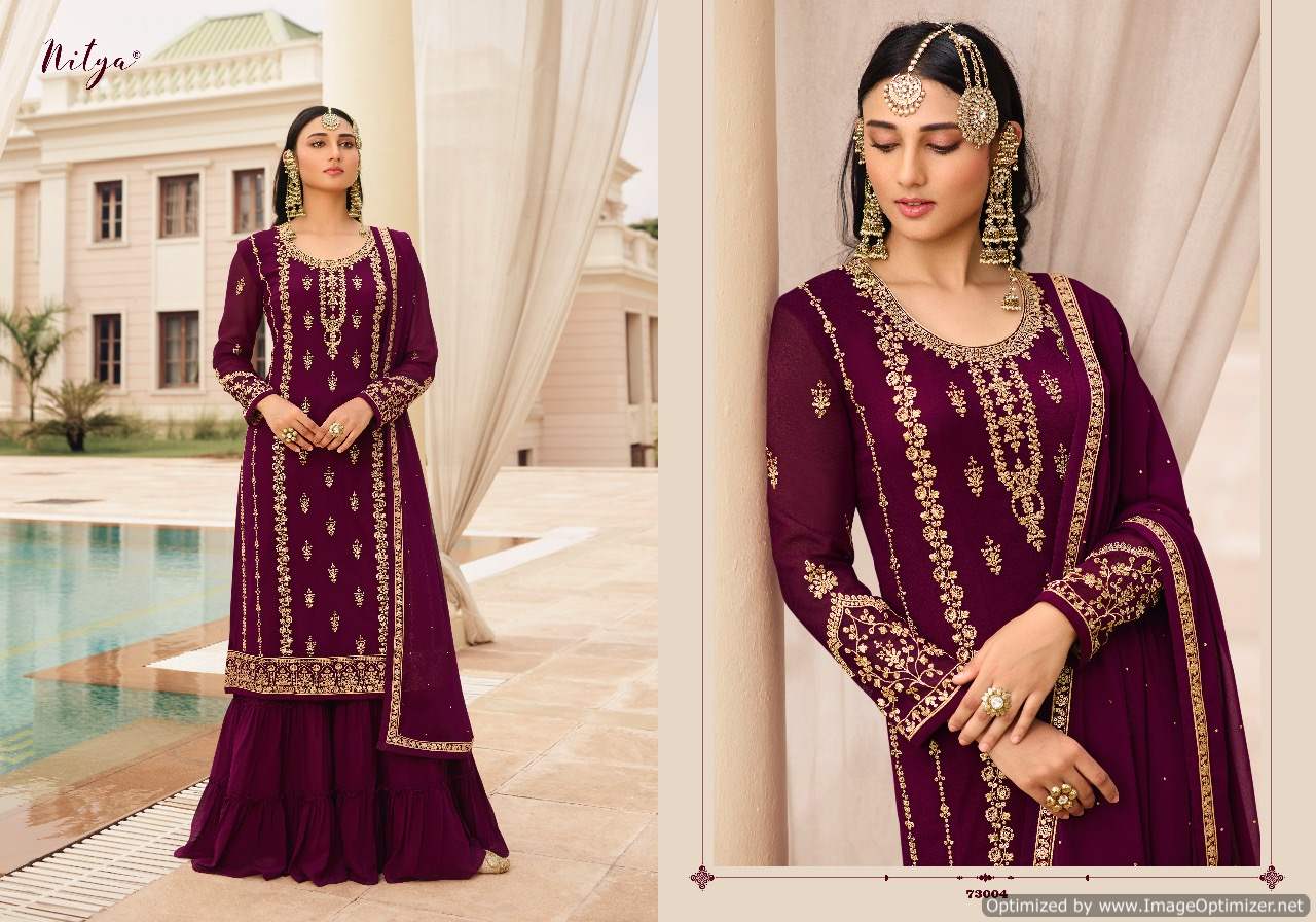 Lt Nitya 173 Georgette Wear Designer Salwar Kameez Catalog