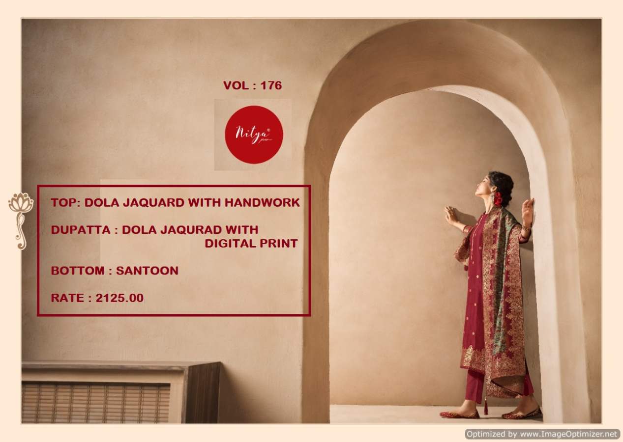 Lt Nitya 176 Georgette Wear Designer Salwar Kameez Catalog