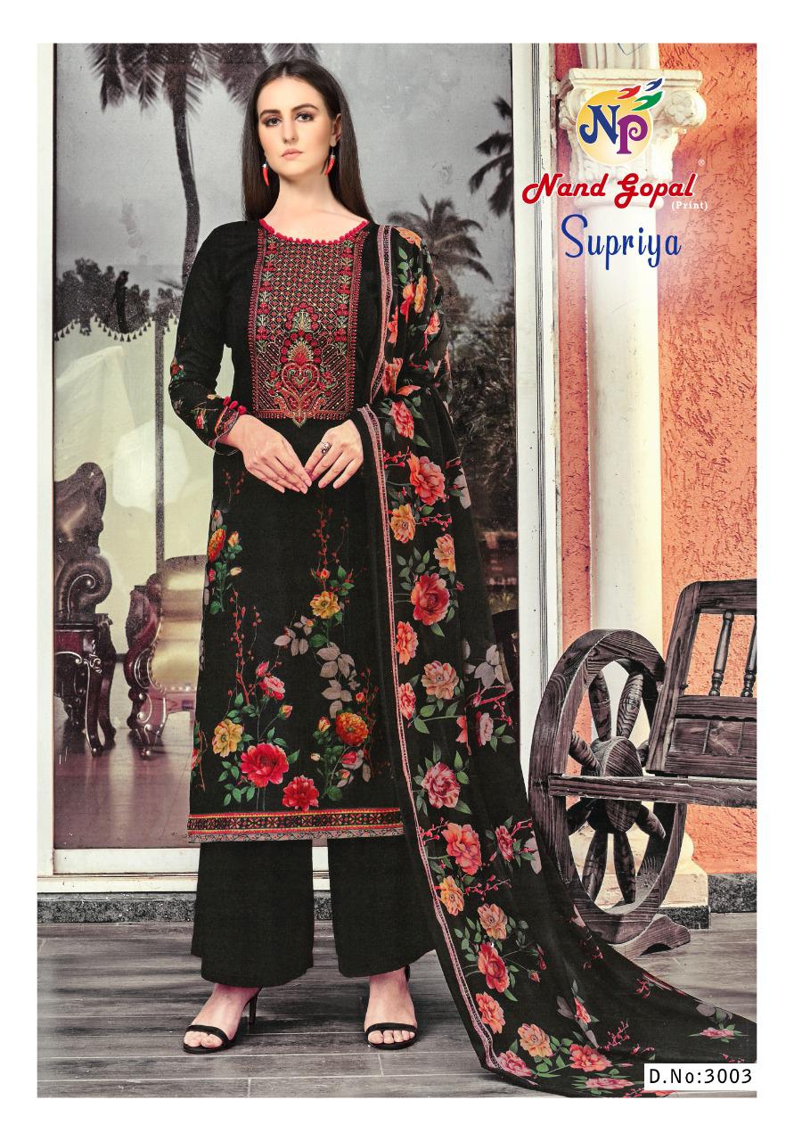 Nand Gopal Supriya Vol  3 Karachi Cotton Dress Material  Catalog