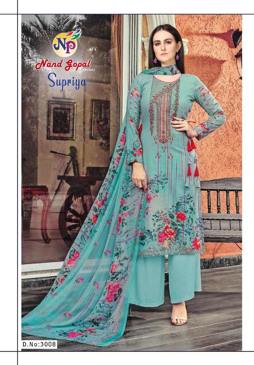 Nand Gopal Supriya Vol  3 Karachi Cotton Dress Material  Catalog