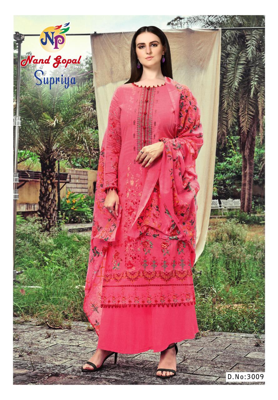 Nand Gopal Supriya Vol  3 Karachi Cotton Dress Material  Catalog