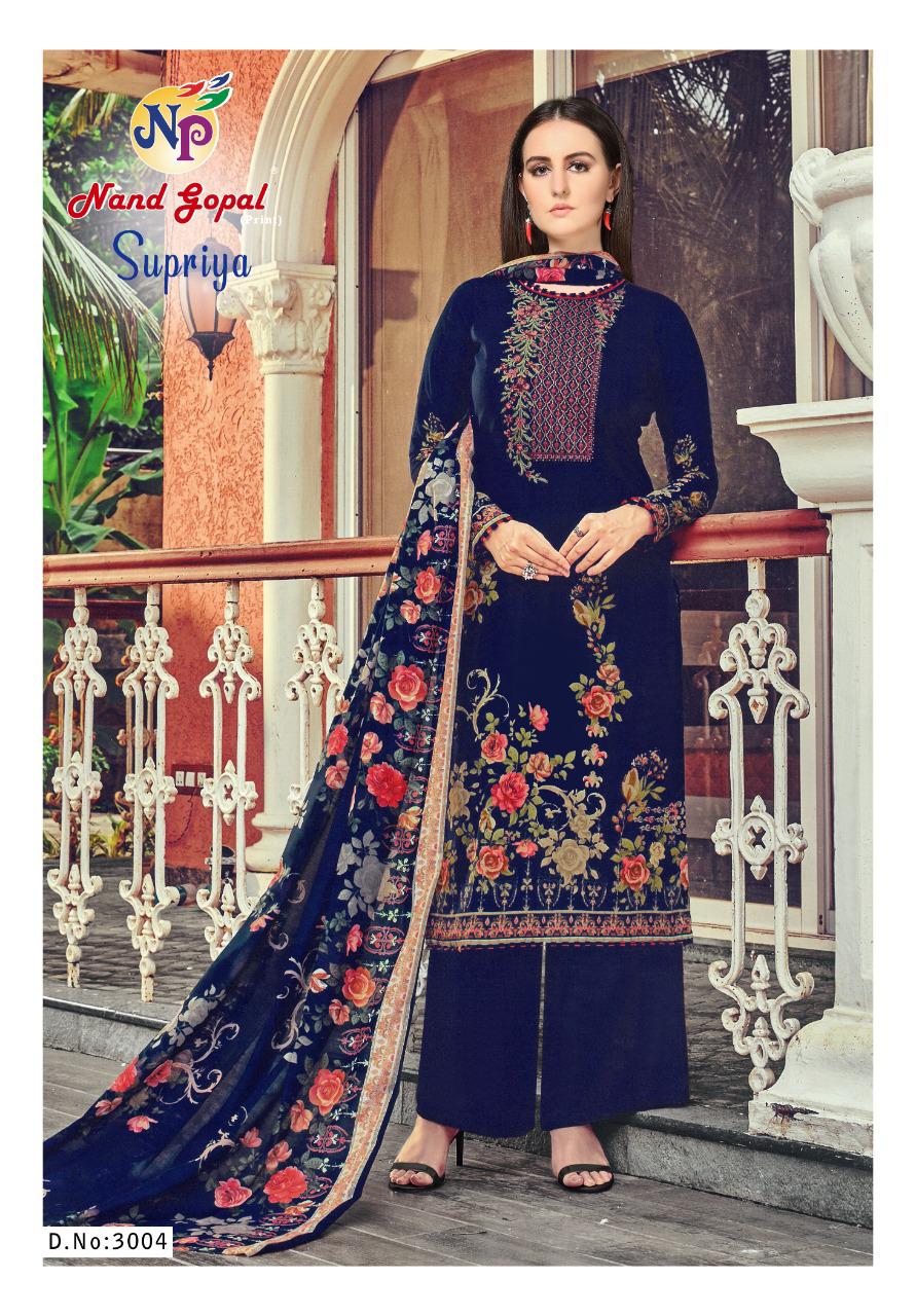 Nand Gopal Supriya Vol  3 Karachi Cotton Dress Material  Catalog