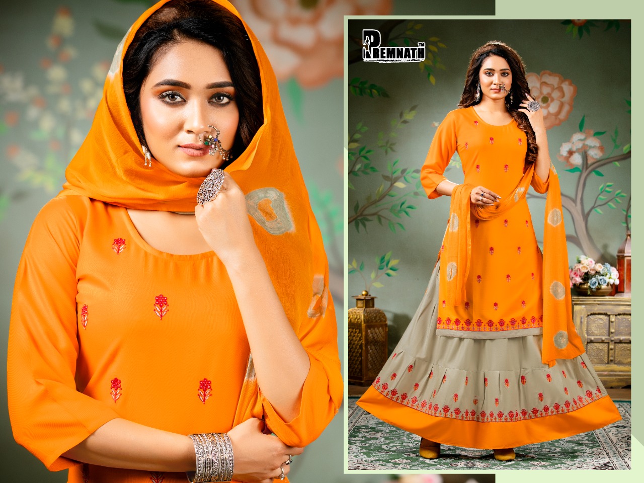 Premnath Padma Vol 8 Festive Wear Ready Made  Kurti  Bottom With Duptta Catalog