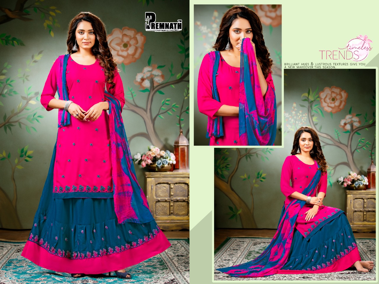Premnath Padma Vol 8 Festive Wear Ready Made  Kurti  Bottom With Duptta Catalog