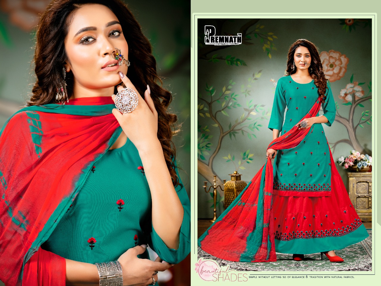 Premnath Padma Vol 8 Festive Wear Ready Made  Kurti  Bottom With Duptta Catalog