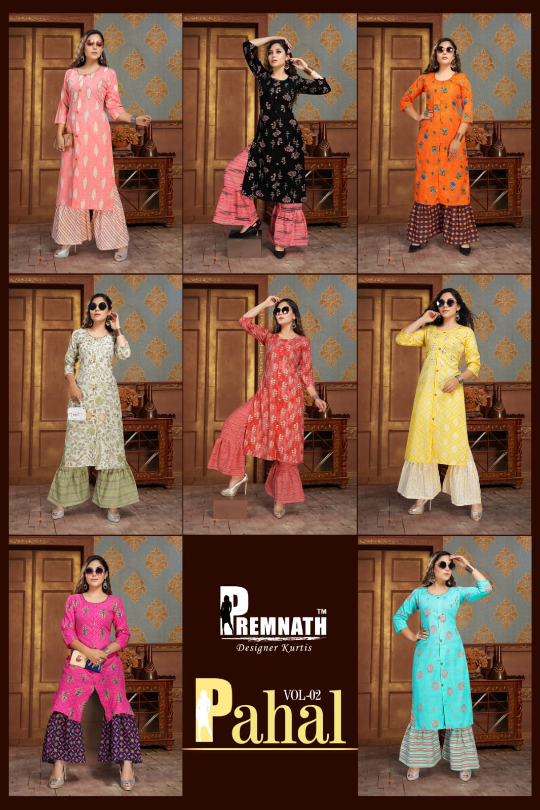 Premnath Pahal Vol  2 Ethnic Wear Kurti With Bottom Catalog