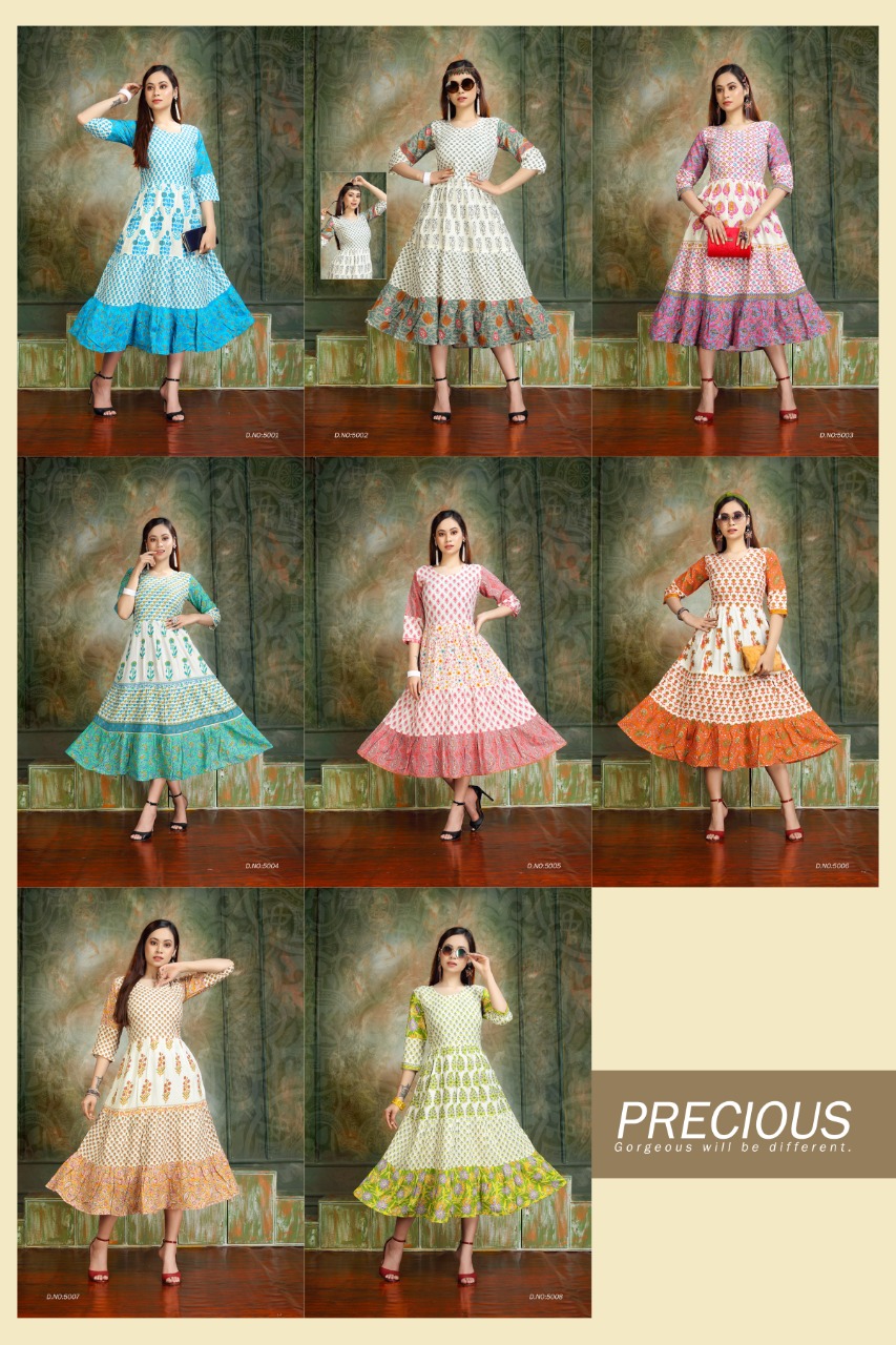 Premnath Precious Print  Kurti Buy Designer Anarkali For Women & Girls