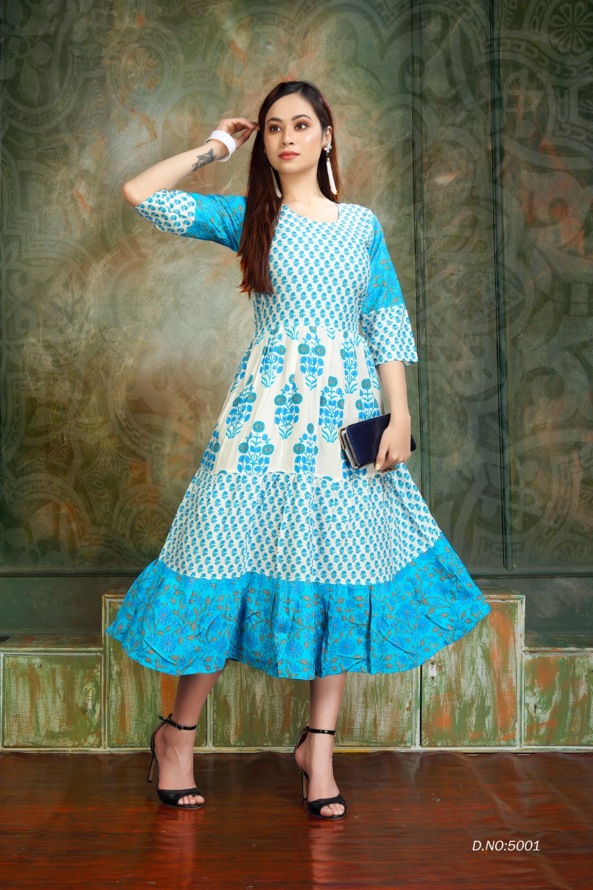 Premnath Precious Print  Kurti Buy Designer Anarkali For Women & Girls