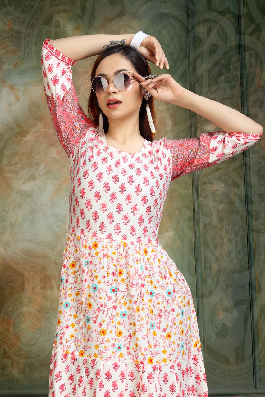 Premnath Precious Print  Kurti Buy Designer Anarkali For Women & Girls