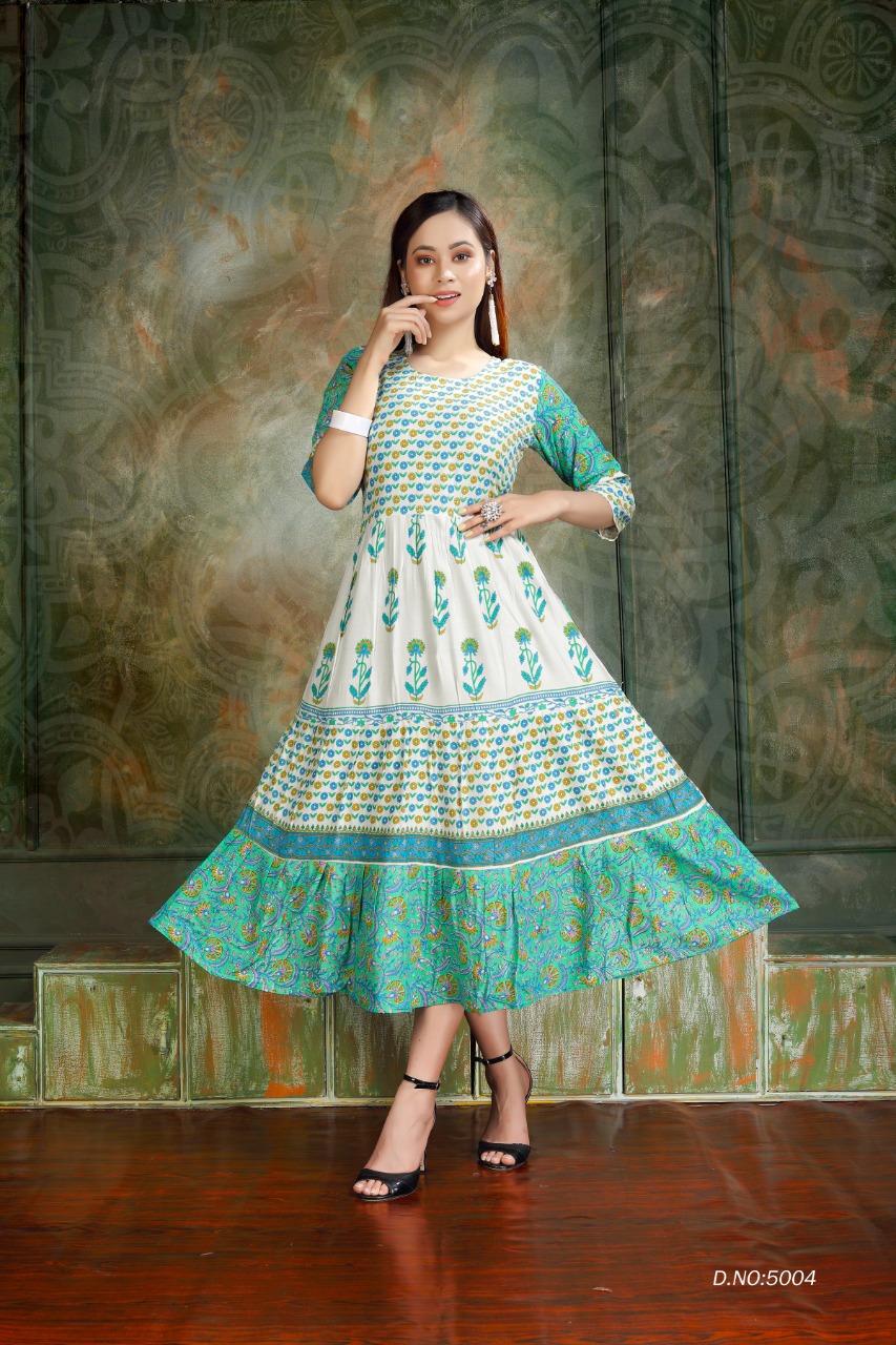 Premnath Precious Print  Kurti Buy Designer Anarkali For Women & Girls