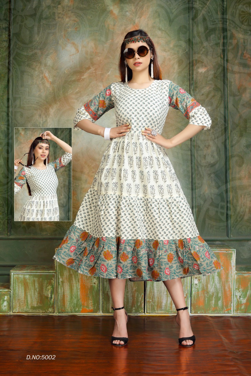 Premnath Precious Print  Kurti Buy Designer Anarkali For Women & Girls