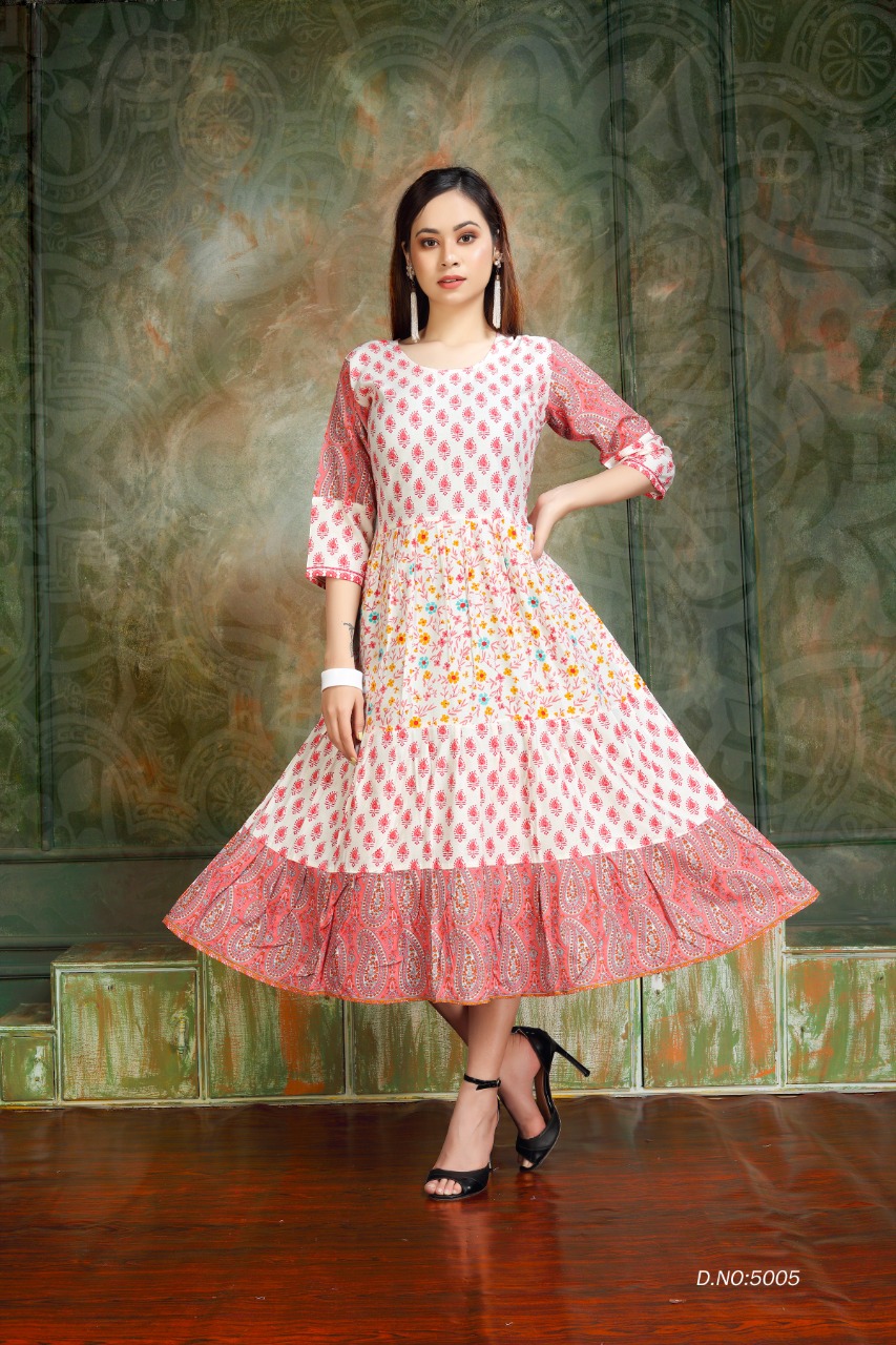 Premnath Precious Print  Kurti Buy Designer Anarkali For Women & Girls