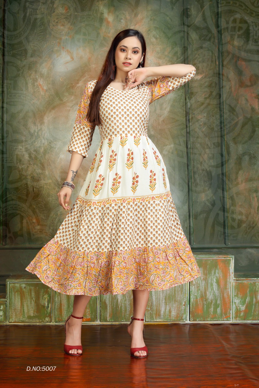 Premnath Precious Print  Kurti Buy Designer Anarkali For Women & Girls
