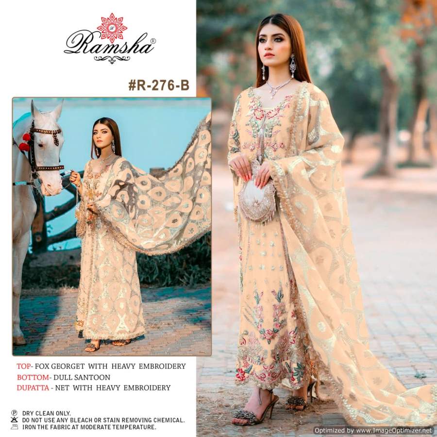 Ramsha R 276 Nx Georgette Wear Pakistani Salwar Suits Catalog