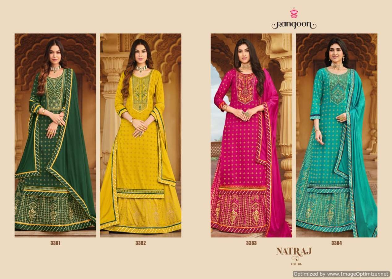 Rangoon Natraj  Vol 6 Festive Wear Ready Made Catalog