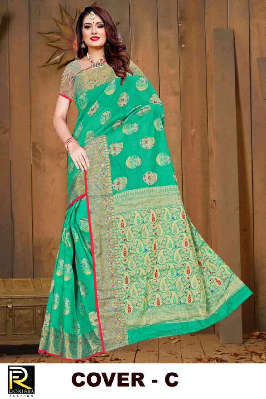 Ranjna  Cover Casual Wear Soft Cotton Silk Saree Catalog
