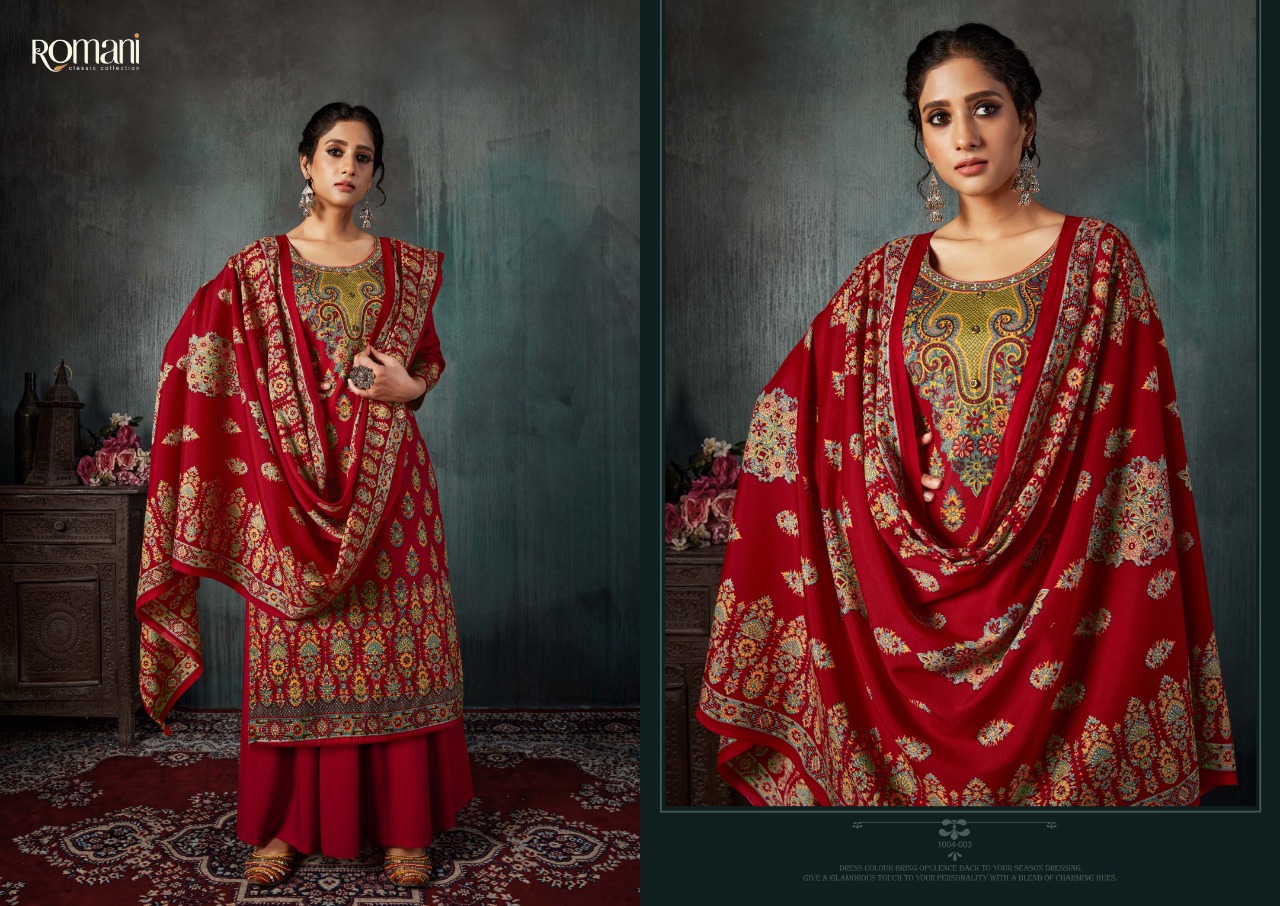 Romani Kashmiri Kaani Dress Material Catalog