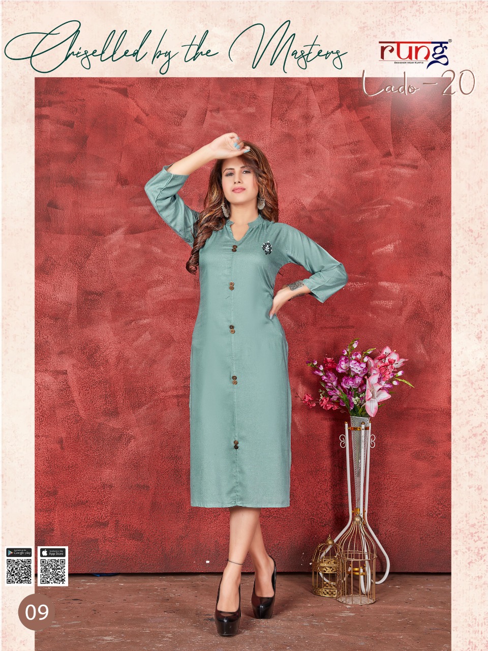 Rung Lado  Vol 20  Casual Wear  Kurti Wholesaler In Surat
