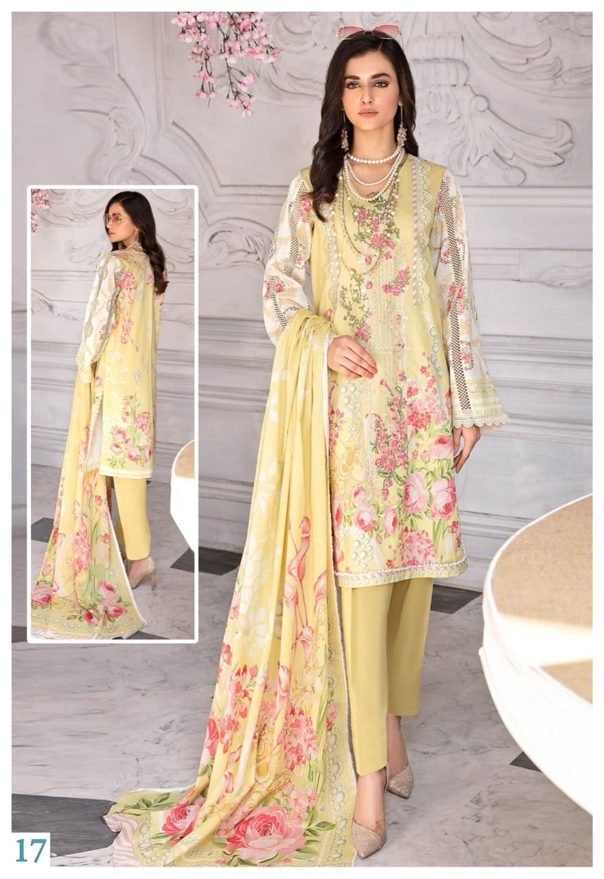 Sana Safinaz Luxury Lawn Collection Vol 11 Cotton Dress Material Catalog