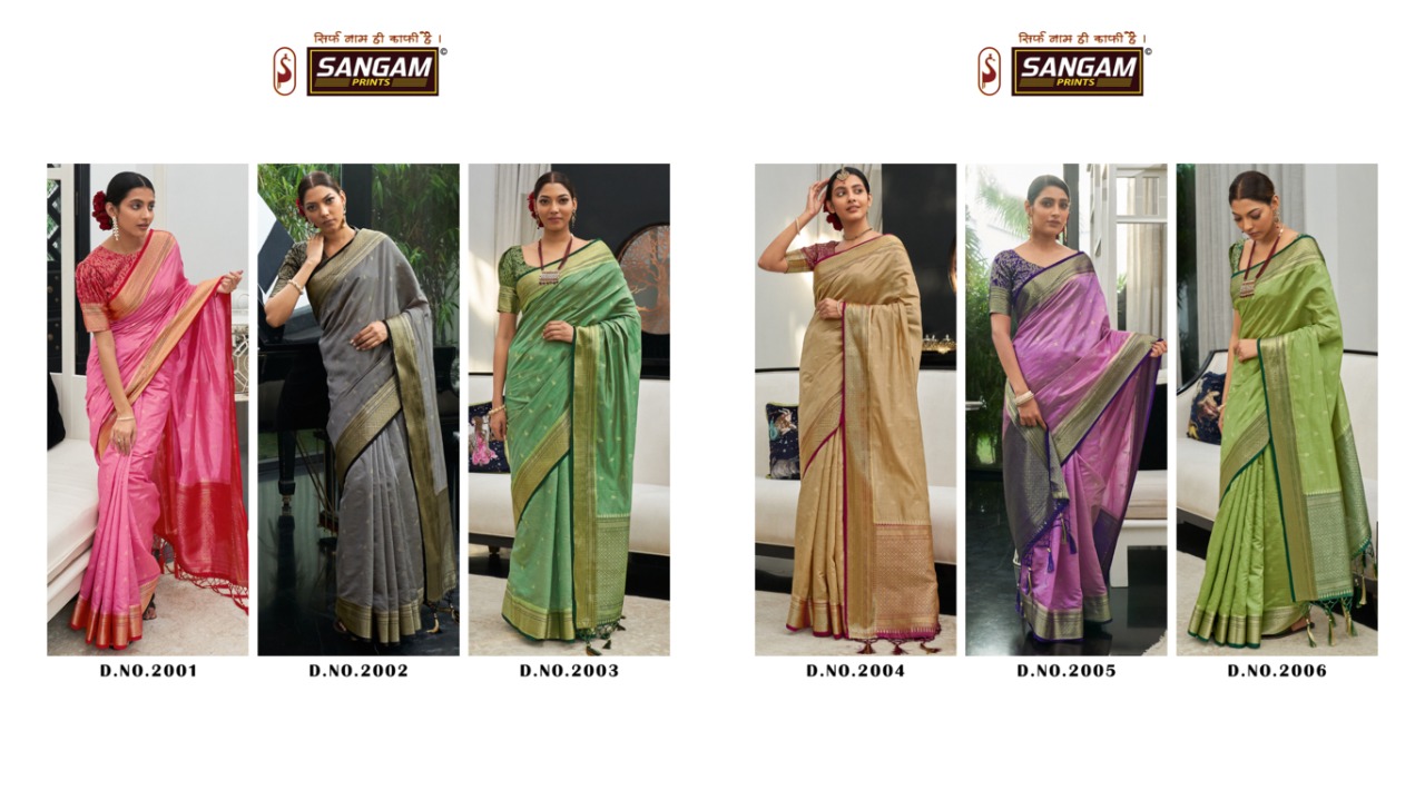 Sangam  Kashvi Silk Surat Silk Sarees Wholesale