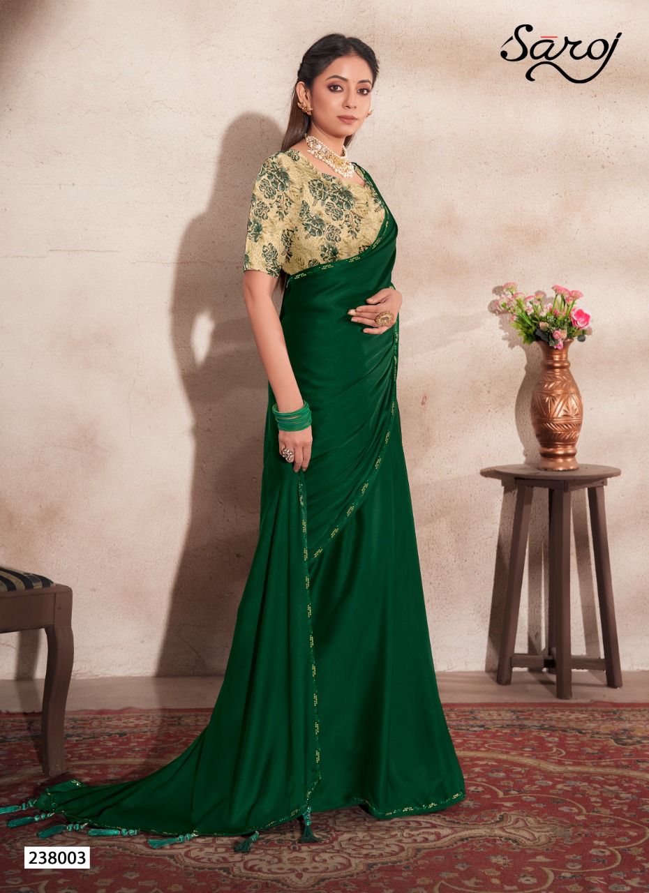 Saroj Julliet Casual Wear Georgette Saree Catalog