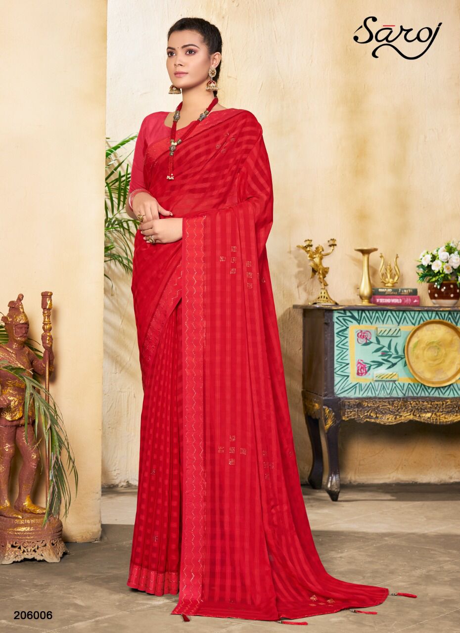 Saroj Sutra Casual Wear Georgette Saree Buy Casual Sarees For Office Wear