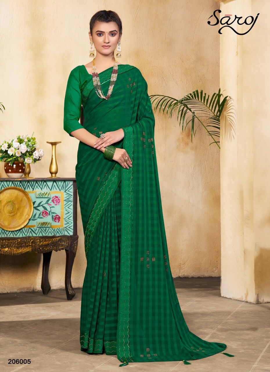 Saroj Sutra Casual Wear Georgette Saree Buy Casual Sarees For Office Wear