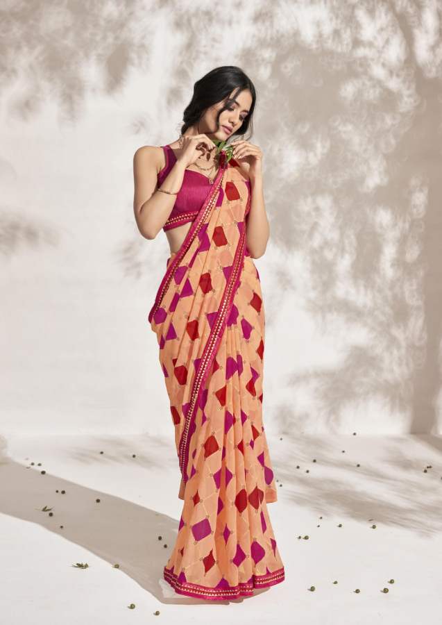 Shangrila Aishwarya Fancy  Georgette Saree Catalog